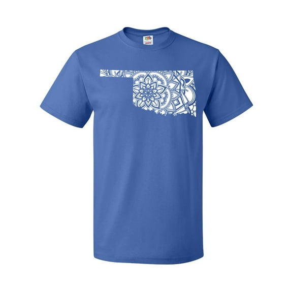 Inktastic Oklahoma Silhouette Mandala T-Shirt