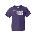 thumbnail image 1 of Inktastic Oklahoma Silhouette Mandala Youth T-Shirt, 1 of 5