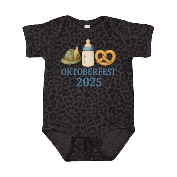 Inktastic Oktoberfest 2025 Celebration Baby Bottle Hat Pretzel Boys or Girls Baby Bodysuit