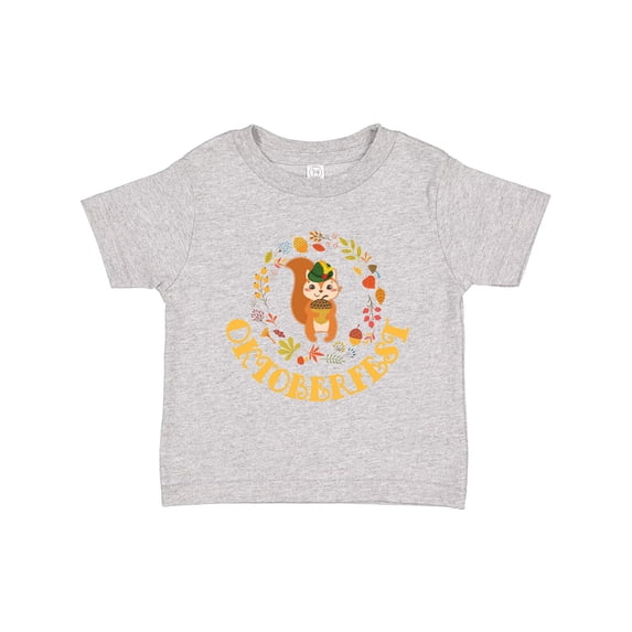 Inktastic Oktoberfest Autumn Festival Squirrel Boys or Girls Toddler T-Shirt