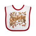 thumbnail image 1 of Inktastic Oktoberfest Banner with Orange Autumn Leaves Boys or Girls Baby Bib, 1 of 4