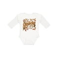 thumbnail image 1 of Inktastic Oktoberfest Banner with Orange Autumn Leaves Boys or Girls Long Sleeve Baby Bodysuit, 1 of 5