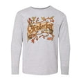 thumbnail image 1 of Inktastic Oktoberfest Banner with Orange Autumn Leaves Long Sleeve Youth T-Shirt, 1 of 5