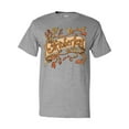 thumbnail image 1 of Inktastic Oktoberfest Banner with Orange Autumn Leaves T-Shirt, 1 of 5