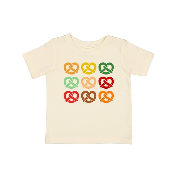 Inktastic Oktoberfest Colorful Pretzels Boys or Girls Baby T-Shirt