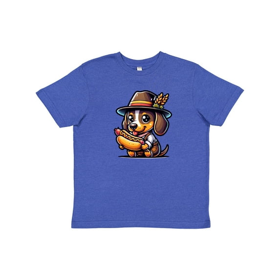 Inktastic Oktoberfest Cute Dachshund Youth T-Shirt