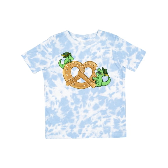 Inktastic Oktoberfest Dinosaurs with Pretzel Boys or Girls Toddler T-Shirt