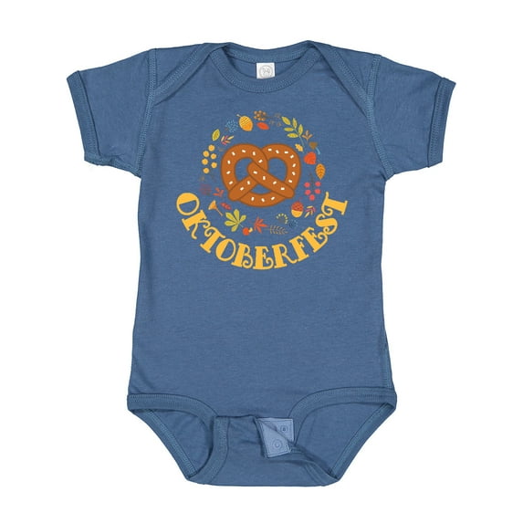 Inktastic Oktoberfest Fall Festival Pretzel Boys or Girls Baby Bodysuit