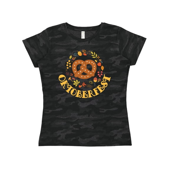Inktastic Oktoberfest Fall Festival Pretzel Women's T-Shirt