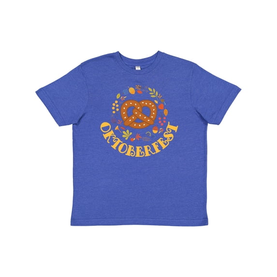 Inktastic Oktoberfest Fall Festival Pretzel Youth T-Shirt