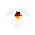 thumbnail image 1 of Inktastic Oktoberfest Germany Map Flag Boys or Girls Long Sleeve Baby Bodysuit, 1 of 5