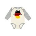 thumbnail image 1 of Inktastic Oktoberfest Germany Map Flag Boys or Girls Long Sleeve Baby Bodysuit, 1 of 5