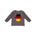 thumbnail image 1 of Inktastic Oktoberfest Germany Map Flag Boys or Girls Long Sleeve Toddler T-Shirt, 1 of 5