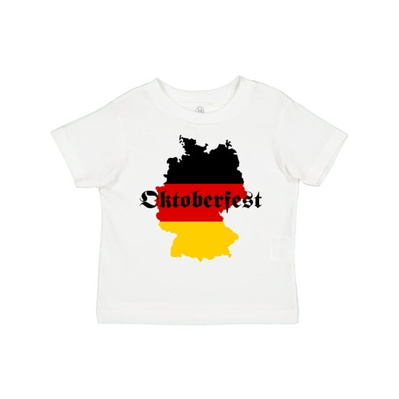 Inktastic Oktoberfest Germany Map Flag Boys or Girls Toddler T-Shirt