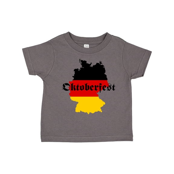 Inktastic Oktoberfest Germany Map Flag Boys or Girls Toddler T-Shirt