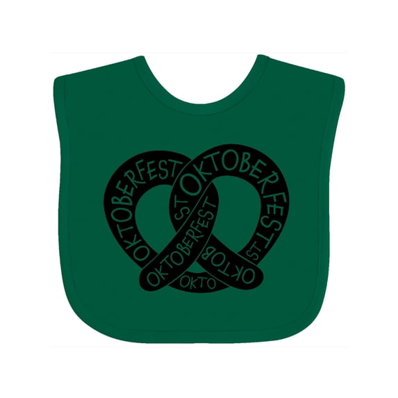 Inktastic Oktoberfest Pretzel Boys or Girls Baby Bib