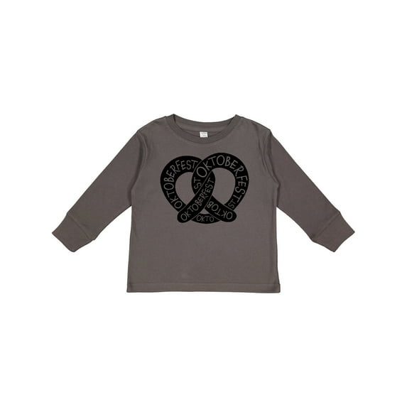 Inktastic Oktoberfest Pretzel Boys or Girls Long Sleeve Toddler T-Shirt