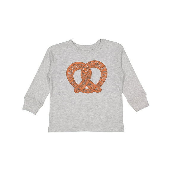 Inktastic Oktoberfest Pretzel Boys or Girls Long Sleeve Toddler T-Shirt