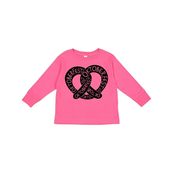 Inktastic Oktoberfest Pretzel Boys or Girls Long Sleeve Toddler T-Shirt