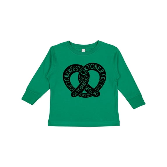 Inktastic Oktoberfest Pretzel Boys or Girls Long Sleeve Toddler T-Shirt