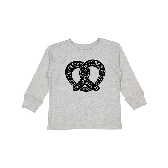 Inktastic Oktoberfest Pretzel Boys or Girls Long Sleeve Toddler T-Shirt