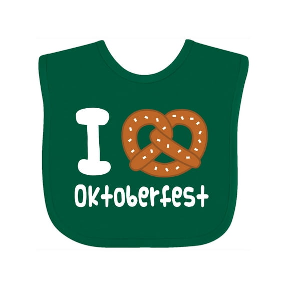 Inktastic Oktoberfest Pretzel Fun Holiday Boys or Girls Baby Bib