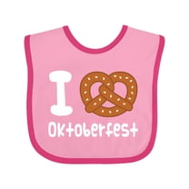 Inktastic Oktoberfest Pretzel Fun Holiday Boys or Girls Baby Bib