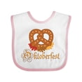 thumbnail image 1 of Inktastic Oktoberfest Pretzel German Festival Boys or Girls Baby Bib, 1 of 4