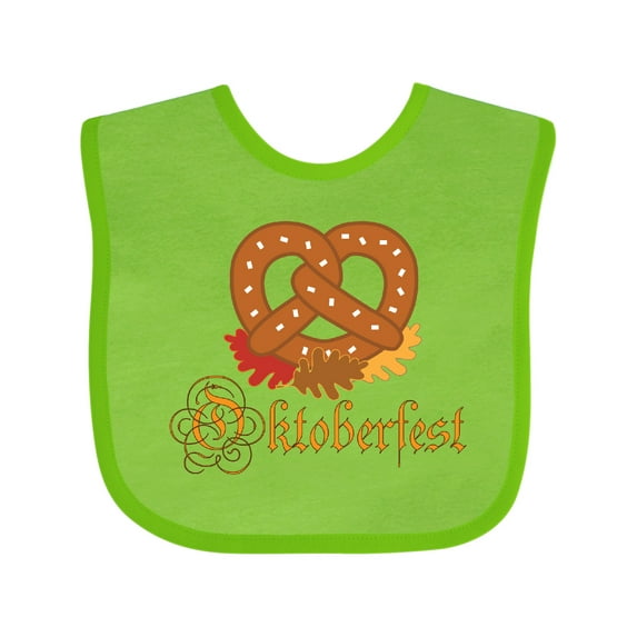 Inktastic Oktoberfest Pretzel German Festival Boys or Girls Baby Bib