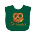 thumbnail image 1 of Inktastic Oktoberfest Pretzel German Festival Boys or Girls Baby Bib, 1 of 4