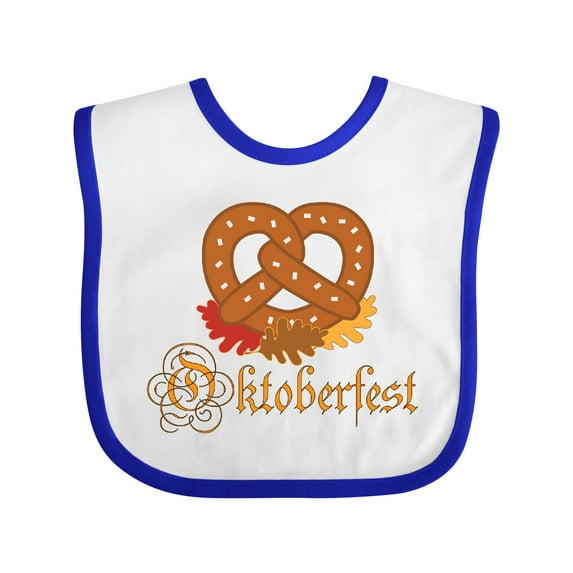 Inktastic Oktoberfest Pretzel German Festival Boys or Girls Baby Bib