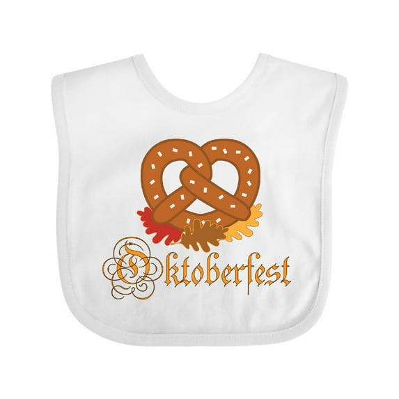 Inktastic Oktoberfest Pretzel German Festival Boys or Girls Baby Bib