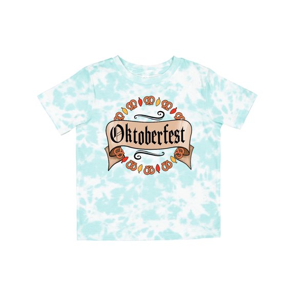 Inktastic Oktoberfest Pretzels and Leaves Boys or Girls Toddler T-Shirt