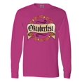 thumbnail image 1 of Inktastic Oktoberfest Pretzels and Leaves Long Sleeve T-Shirt, 1 of 5