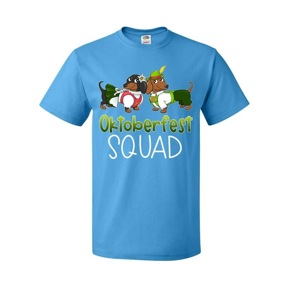 Inktastic Oktoberfest Squad- Cute Dachshunds in German Costumes T-Shirt