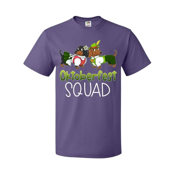 Inktastic Oktoberfest Squad- Cute Dachshunds in German Costumes T-Shirt