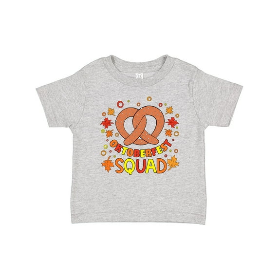Inktastic Oktoberfest Squad Fall Leaves Pretzel Boys or Girls Baby T-Shirt