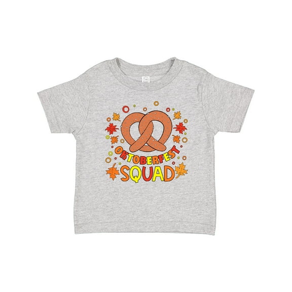 Inktastic Oktoberfest Squad Fall Leaves Pretzel Boys or Girls Baby T-Shirt