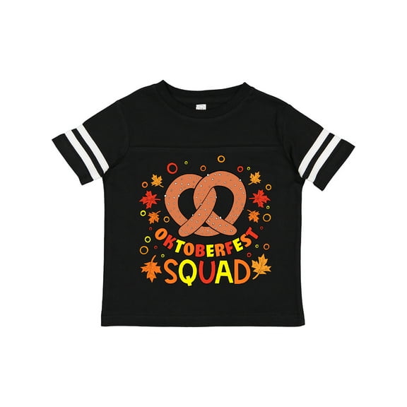 Inktastic Oktoberfest Squad Fall Leaves Pretzel Boys or Girls Toddler T-Shirt