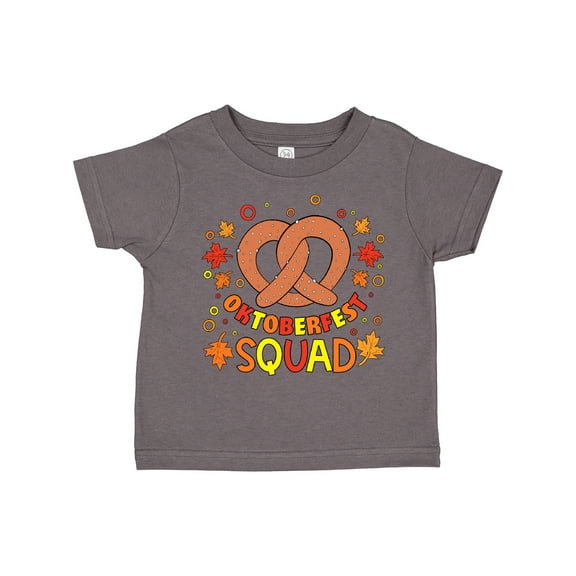 Inktastic Oktoberfest Squad Fall Leaves Pretzel Boys or Girls Toddler T-Shirt