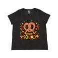thumbnail image 1 of Inktastic Oktoberfest Squad Fall Leaves Pretzel Women's Plus Size T-Shirt, 1 of 5
