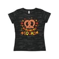 thumbnail image 1 of Inktastic Oktoberfest Squad Fall Leaves Pretzel Women's T-Shirt, 1 of 5