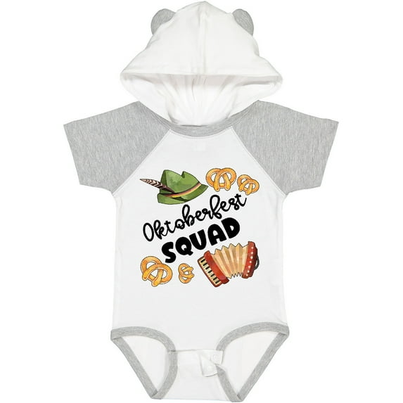 Inktastic Oktoberfest Squad Hat, Accordion, Pretzels Boys or Girls Baby Bodysuit