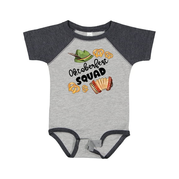 Inktastic Oktoberfest Squad Hat, Accordion, Pretzels Boys or Girls Baby Bodysuit