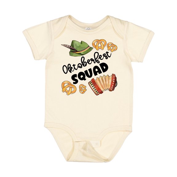 Inktastic Oktoberfest Squad Hat, Accordion, Pretzels Boys or Girls Baby Bodysuit