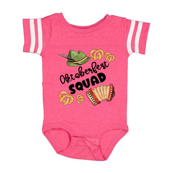 Inktastic Oktoberfest Squad Hat, Accordion, Pretzels Boys or Girls Baby Bodysuit