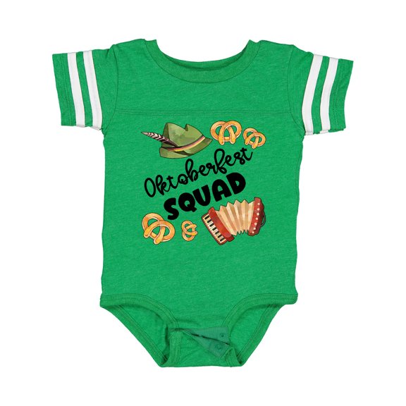 Inktastic Oktoberfest Squad Hat, Accordion, Pretzels Boys or Girls Baby Bodysuit