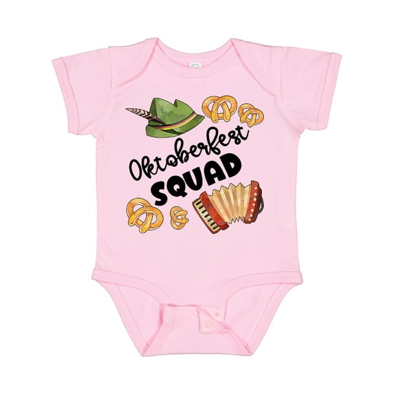 Inktastic Oktoberfest Squad Hat, Accordion, Pretzels Boys or Girls Baby Bodysuit