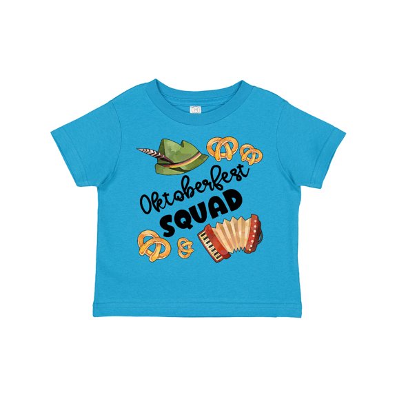 Inktastic Oktoberfest Squad Hat, Accordion, Pretzels Boys or Girls Toddler T-Shirt
