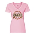 thumbnail image 1 of Inktastic Oktoberfest pretzels and leaves Women's V-Neck T-Shirt, 1 of 5